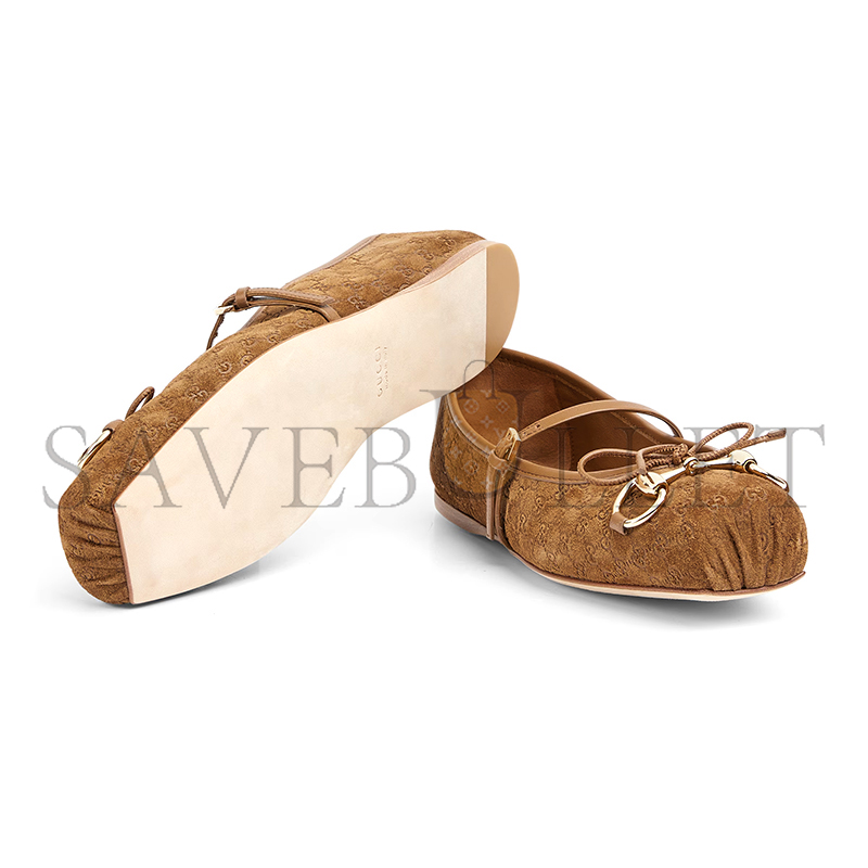 GUCCI WOMEN'S GUCCI HORSEBIT BALLET FLAT 814413 GUCCI WOMEN'S GUCCI HORSEBIT BALLET FLAT 814413
